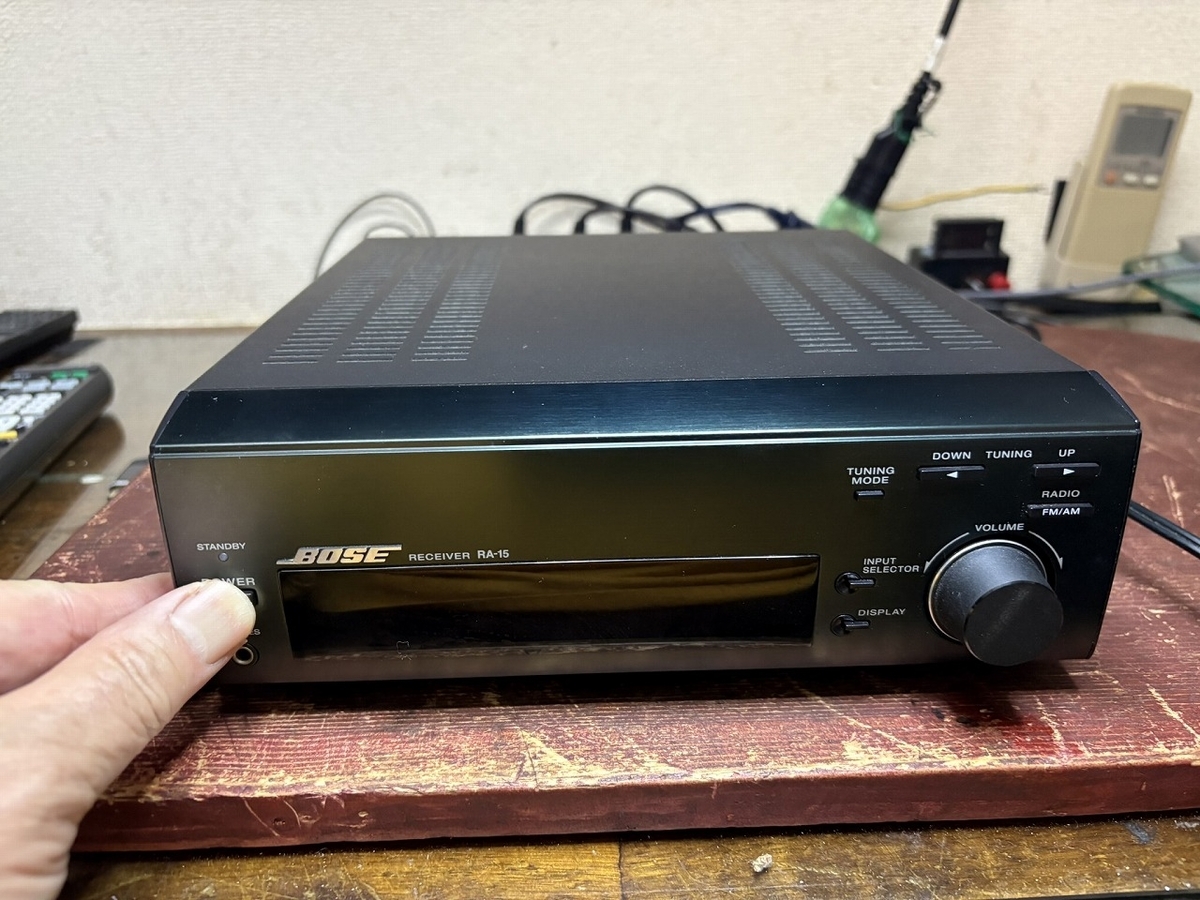 BOSE レシーバー RA-15の修理 シーズン8 ーその1ー - TomのブログⅡ