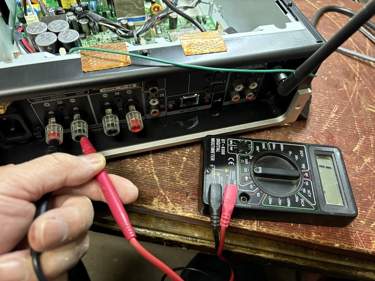 DENON デジタルアンプ DRA-100の修理 シーズン2 ーその2ー - Tomの