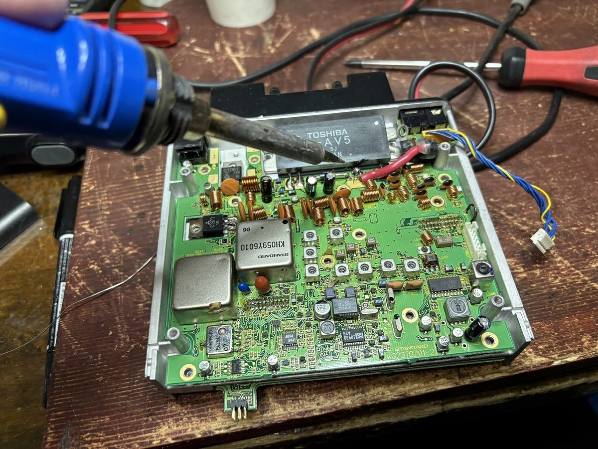 STANDARD 無線機 C-5900の修理 ーその2ー - TomのブログⅡ