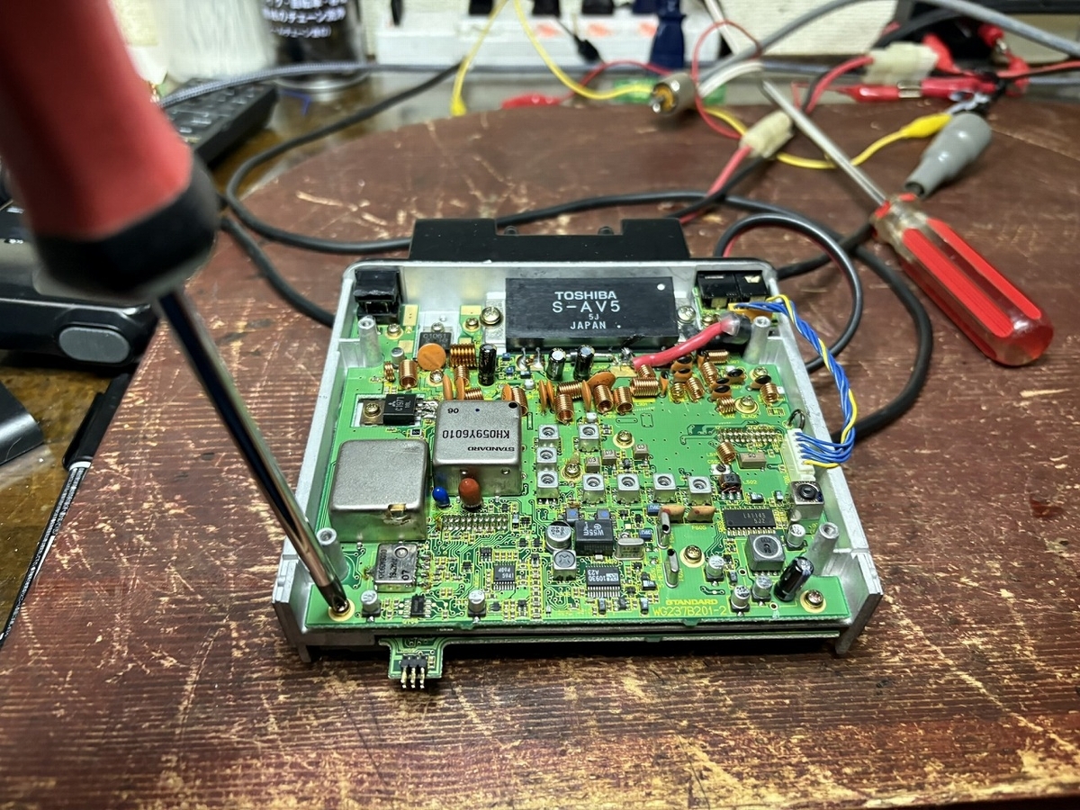 STANDARD 無線機 C-5900の修理 ーその2ー - TomのブログⅡ