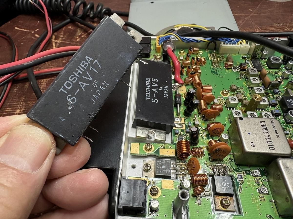 STANDARD 無線機 C-5900の修理 ーFINALー - TomのブログⅡ