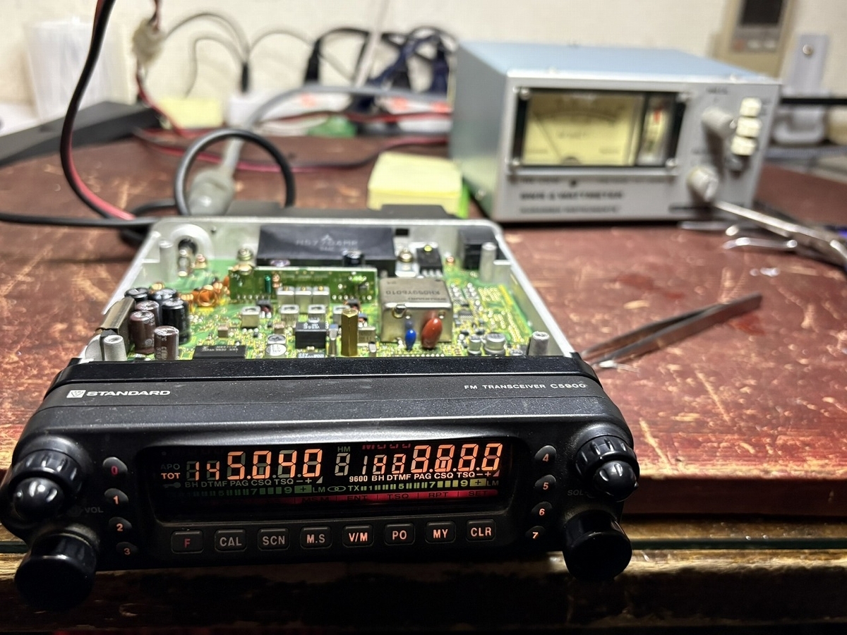 STANDARD 無線機 C-5900の修理 ーFINALー - TomのブログⅡ