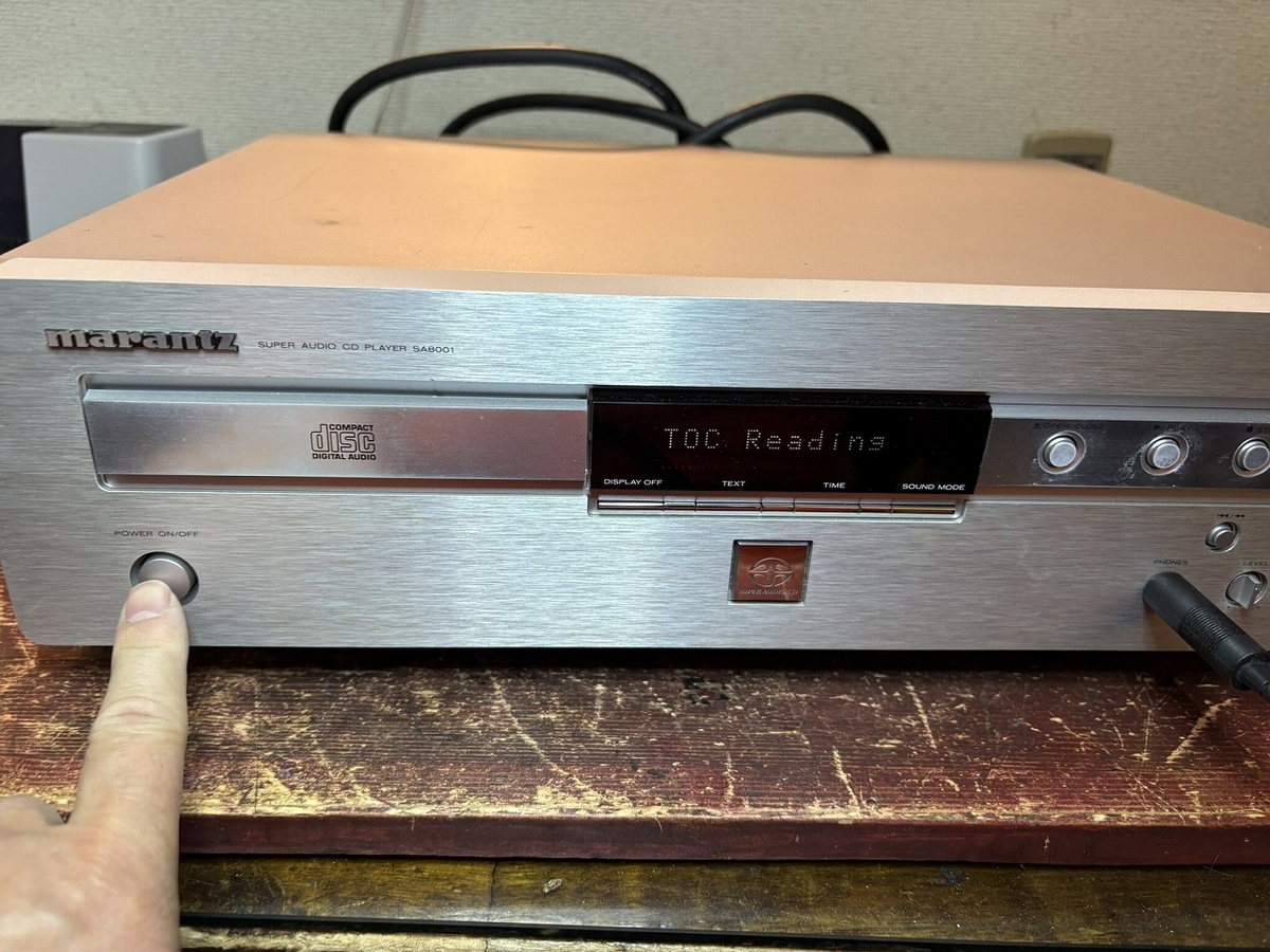 Marantz SACDプレイヤー SA-8001の修理 ーその1ー - TomのブログⅡ