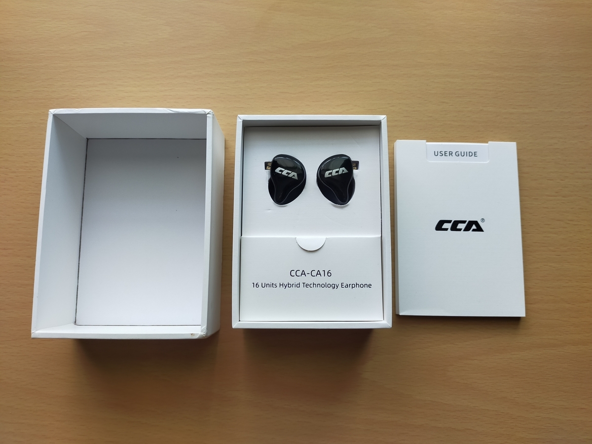 CCA CA16イヤホン+アンプセット レビュー] CCA CA16 (1) 詰め込んだ7BAの効果で濃い！でも付属ケーブル