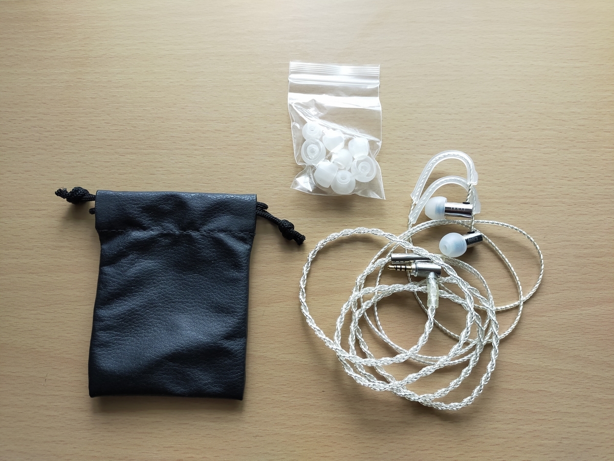 final E3000(MMCX化)+finalシルバーコートケーブル3.5mm