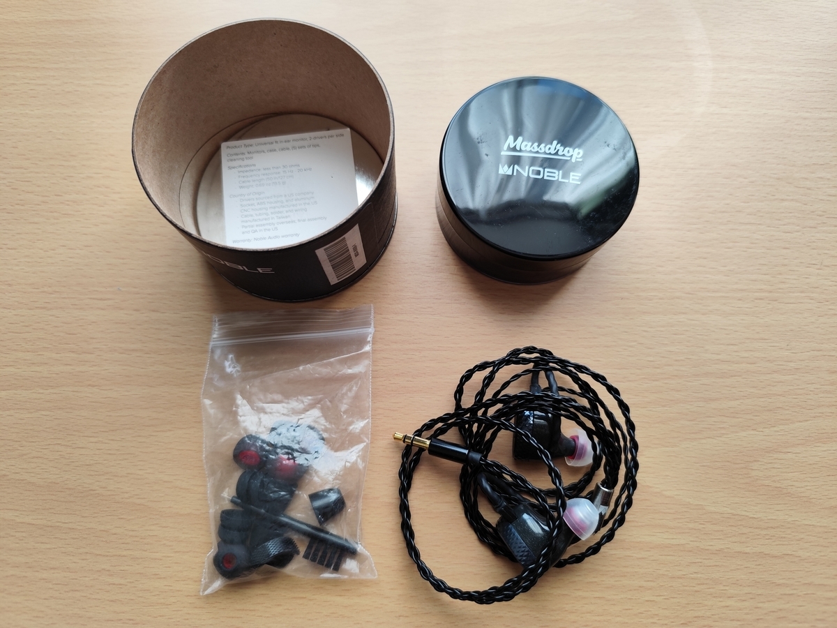 Massdrop Noble X Universal IEMs」無色透明なピュアサウンド Massdrop Noble X Universal IEMs」無色透明なピュアサウンド