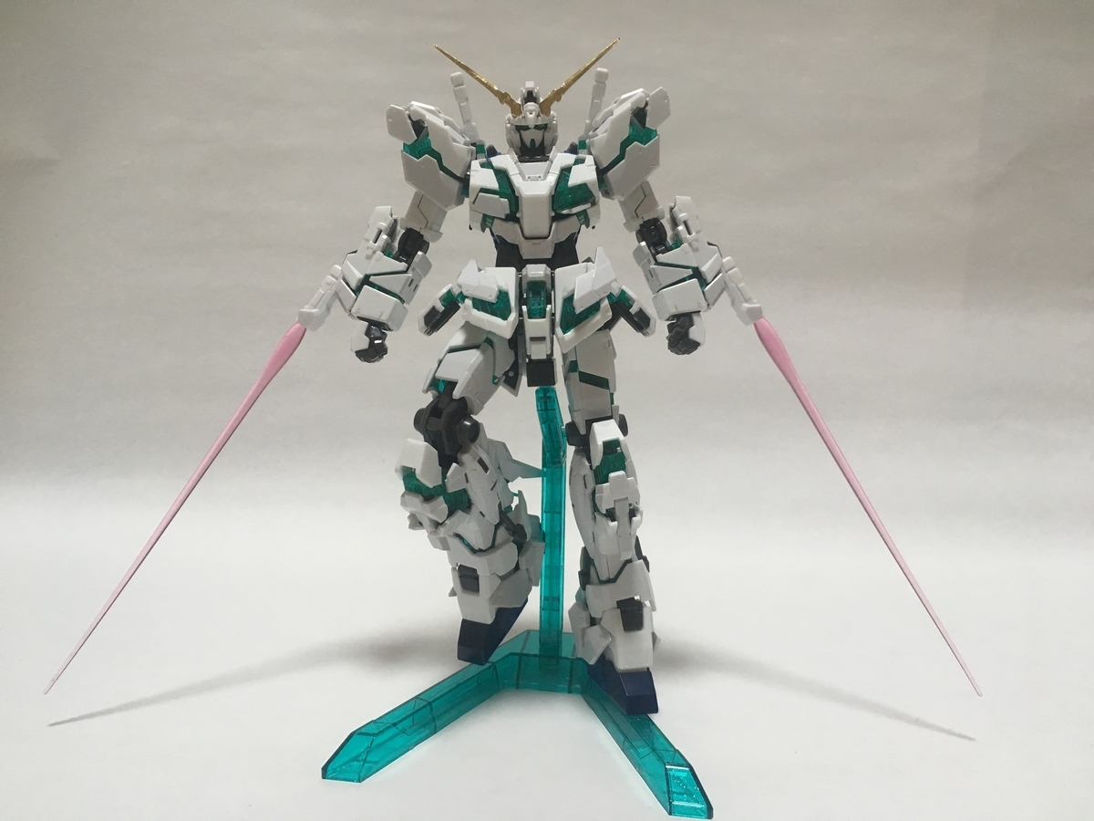 Rg フルアーマー ユニコーンガンダム ０ 完成品レビュー Tonerinのガンプラブログ