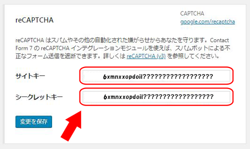 Contact Form 7 reCAPTCHA