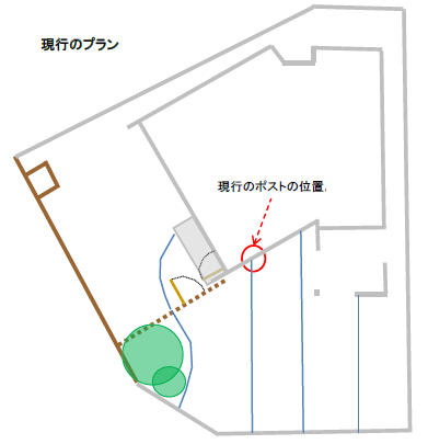 エントランスデザイン現行プラン