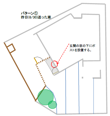 エントランスデザイン第一プラン