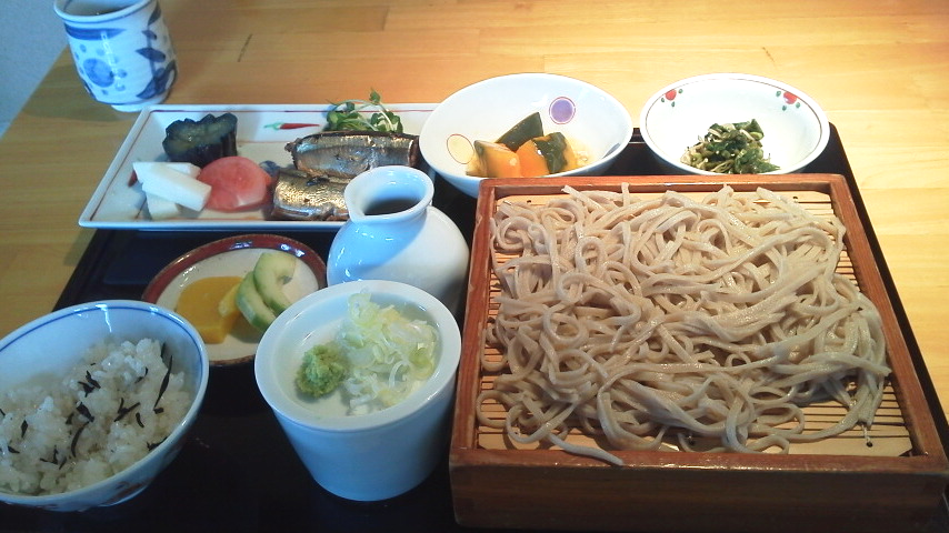 蕎麦の定食