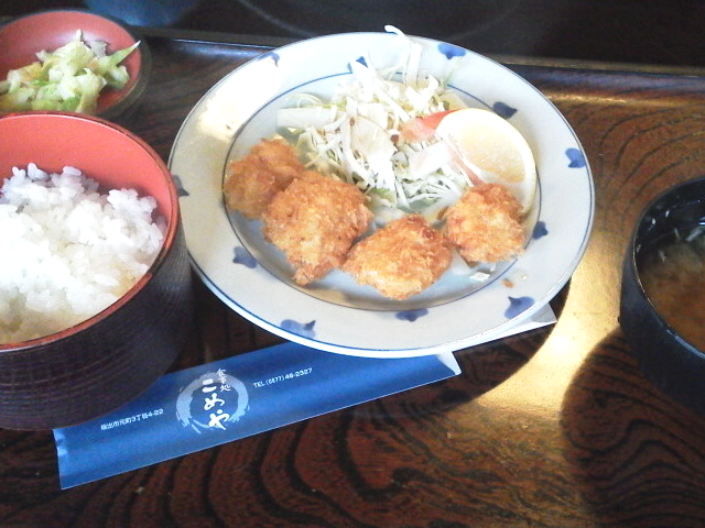 こめやのチキンカツ定食