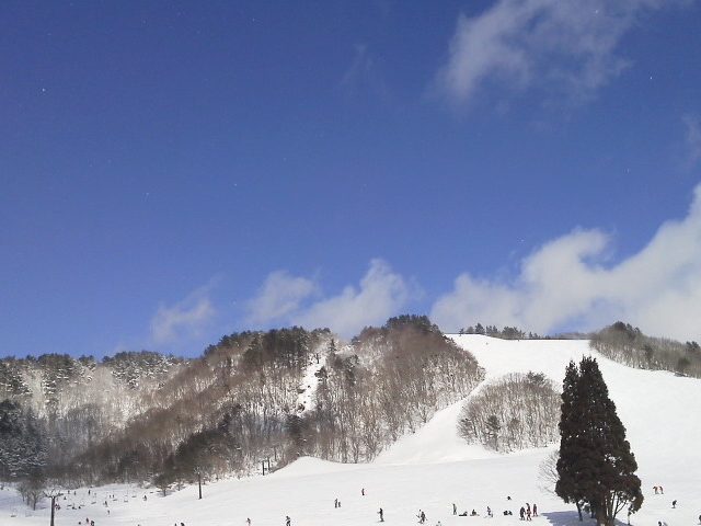 岡山 恩原高原スキー場の景色