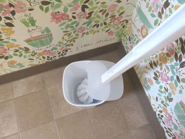 フチ裏とるとるトイレブラシの全体像