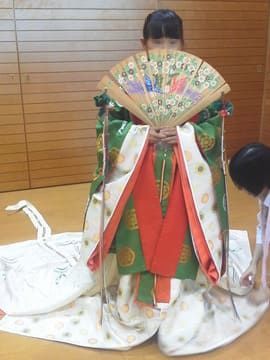 十二単着付け