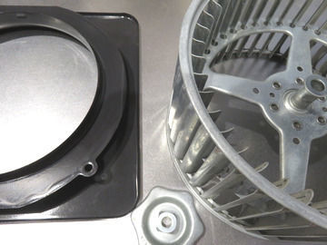 取り外したファン