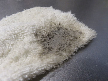 汚れがついたウエス