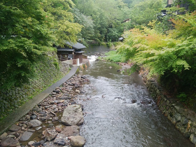 黒川温泉の風景 川