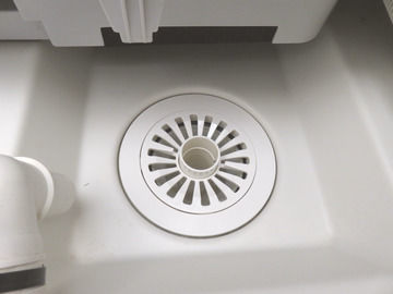 フラット防水パンの掃除完了後の様子
