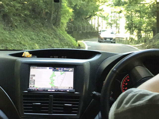 四国カルストへの山道