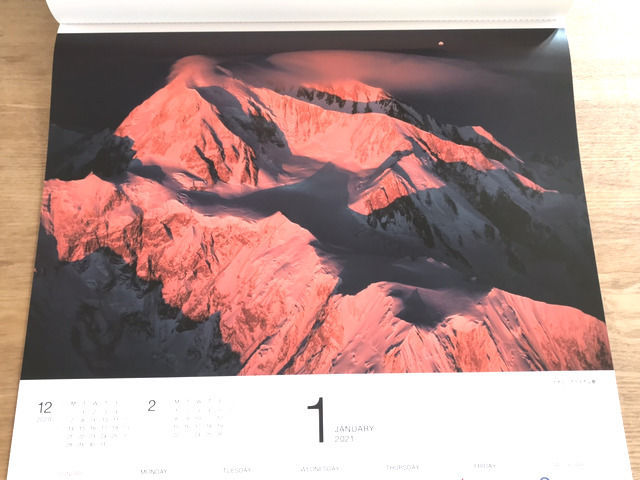 2021年のアルゴグラフィックス優待カレンダーの1月の写真