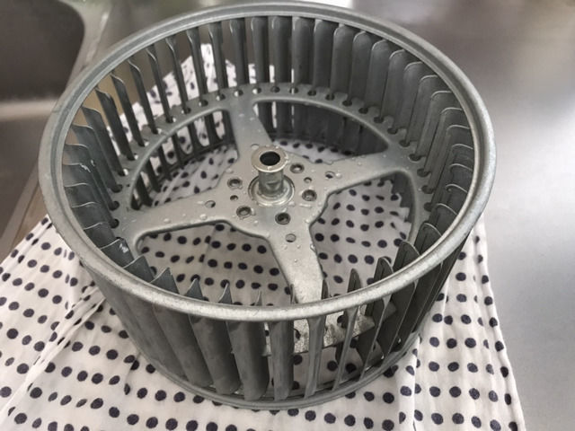 綺麗になったシロッコファン