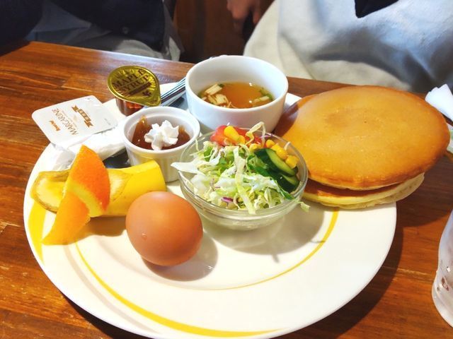 ホットケーキセット