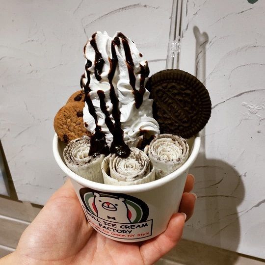 お洒落なアイスクリーム