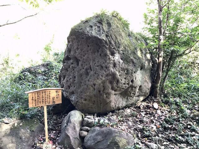 香川県坂出市にある神谷神社の影向石