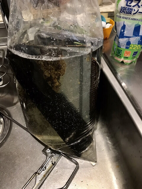 調理器具の漬け置き