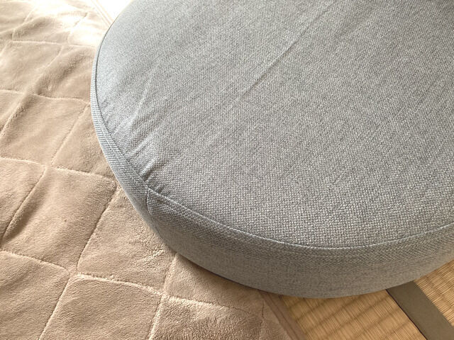 低反発あぐらクッション ブルーグレー