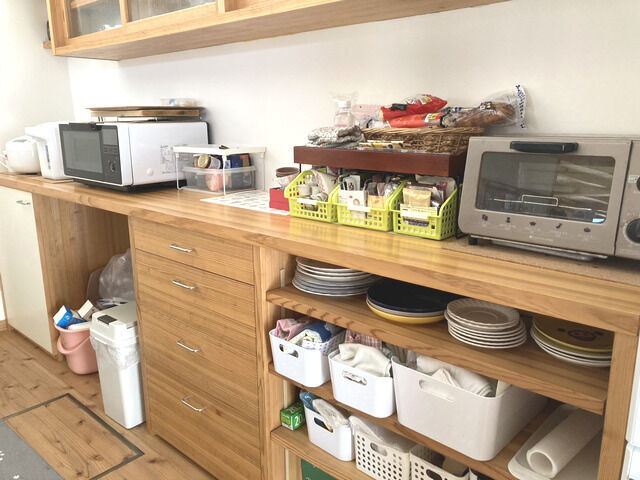 10年経った背面収納の様子