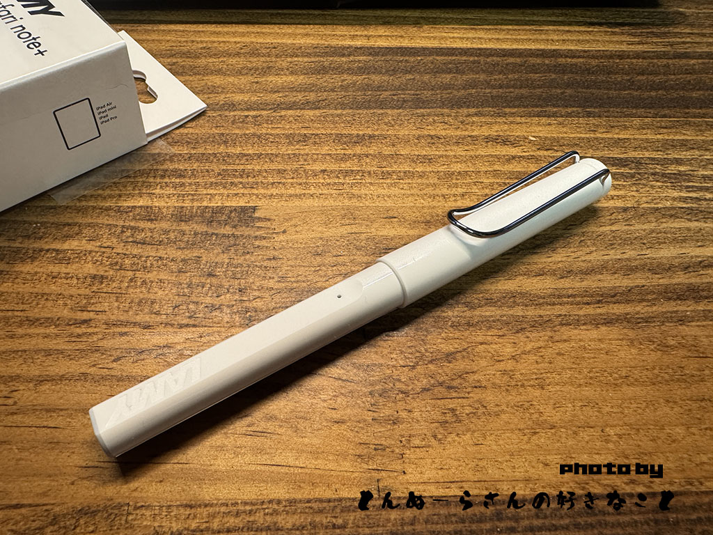 LAMY Safari Note+ White iPad Pen 前編 おはこ開け - とんぬーらさん