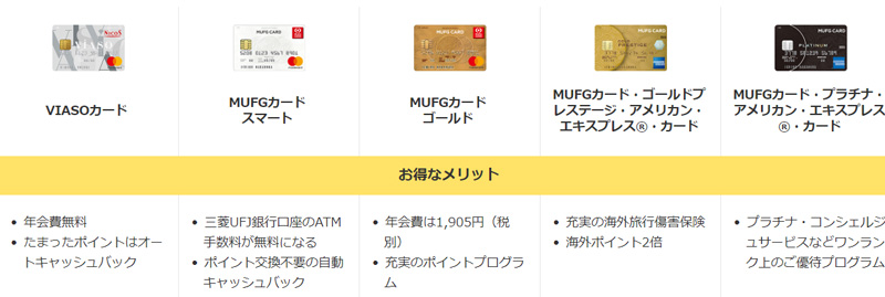 Mufgプラチナ アメックスなどmufgカードで20 還元祭 新規入会限定