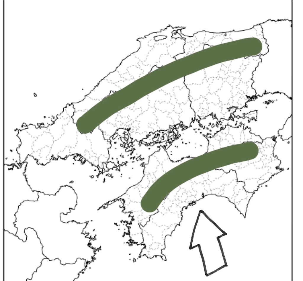 広島市は瀬戸内だけどちょっと雨が多い つちや 仮