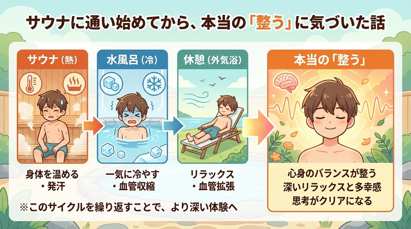 なぜ整わない?サウナの正しい整い方完全ガイド!快感を最大化する5つの黄金ルール - はじめてのサウナガイド|ととのう仕組みと失敗しない入り方