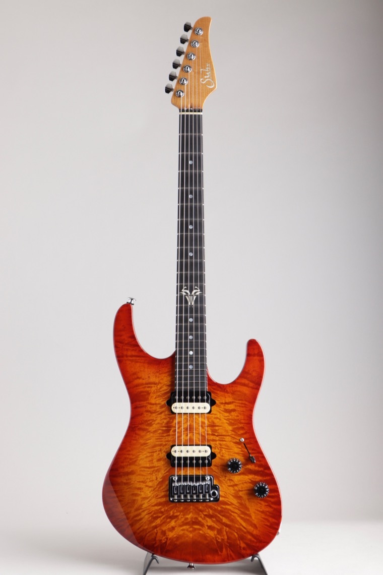 Suhr Modern Custom 24F Angel Quilt Maple Top Trans Honey Burst