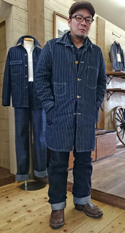 シュガーケーン レイルロードコート 38 カーコート アメカジ静岡 Barn Stormer:シュガーケーン レイルロードコート