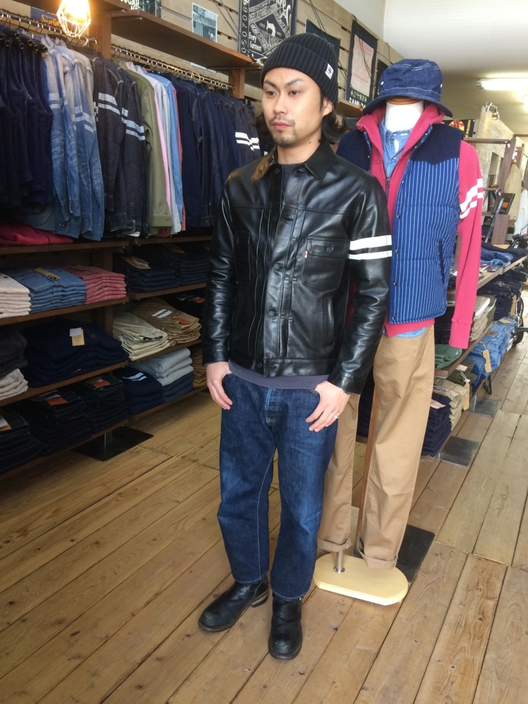 新作展示会3日目☆桃太郎ジーンズのレザージャケットのご紹介です