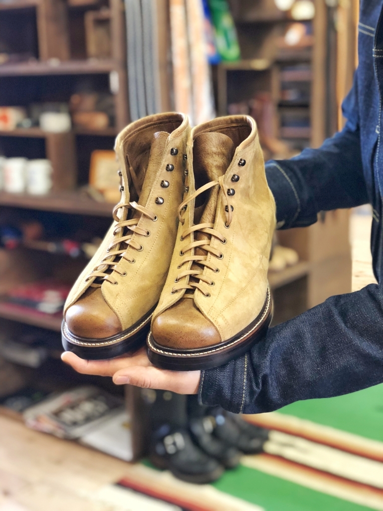 ダッパーズ 珍しいアフリカ原皮クドゥを使用したコンビネーション