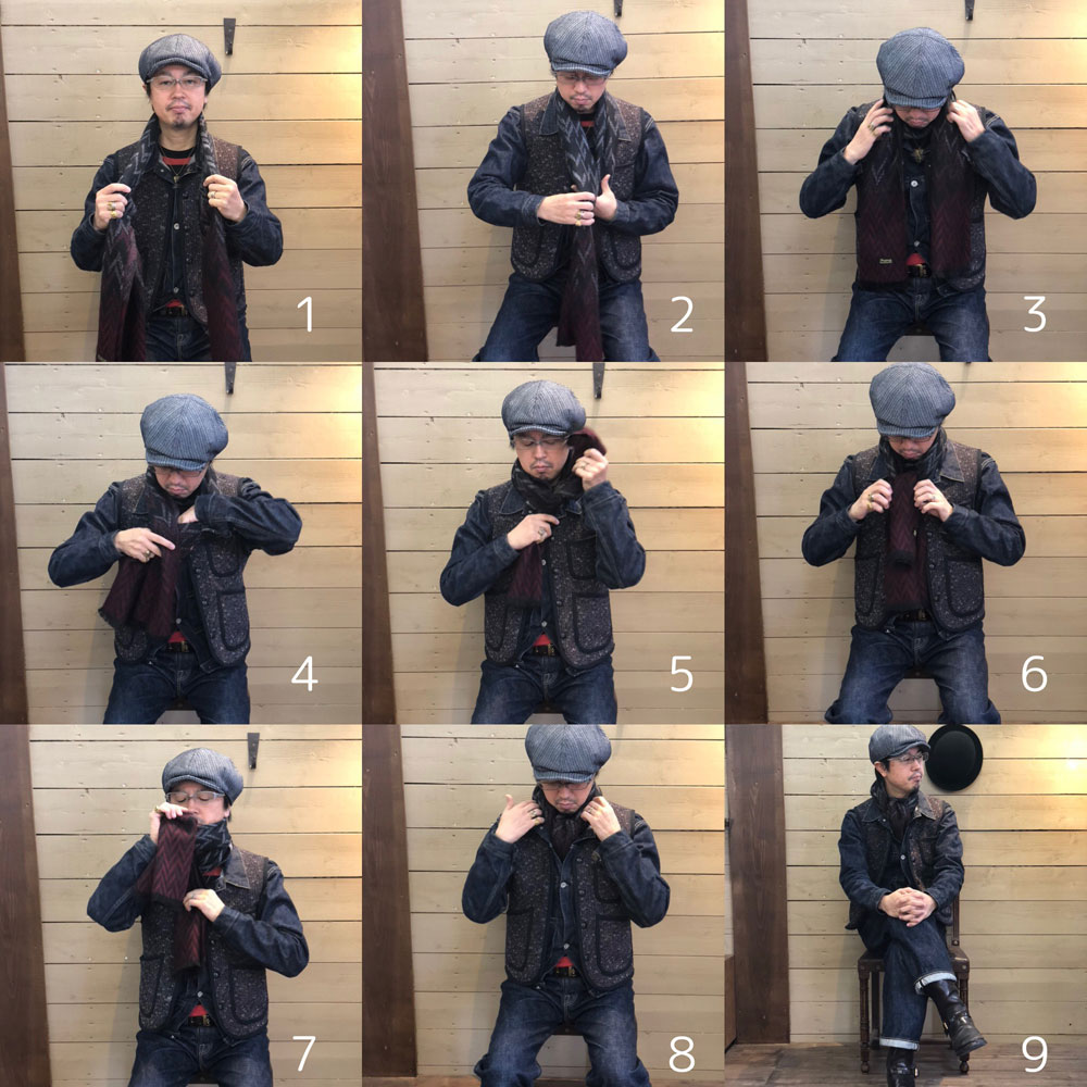 ダッパーズ/Dapper's 肌ざわりよいマフラーで寒い冬もあったか