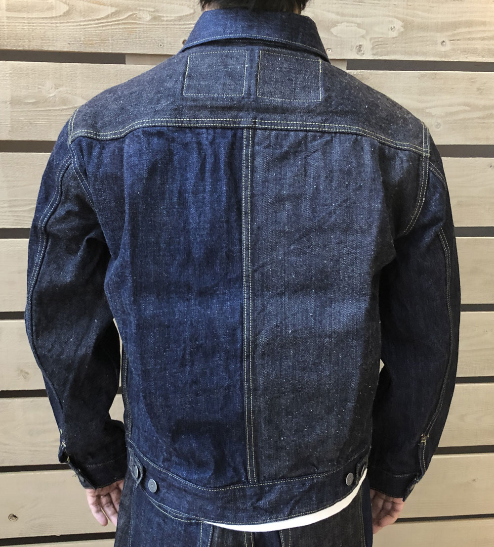 シュガーケーン 砂糖黍14oz琉球藍混左綾デニム×HAWAII藍混右綾デニムの