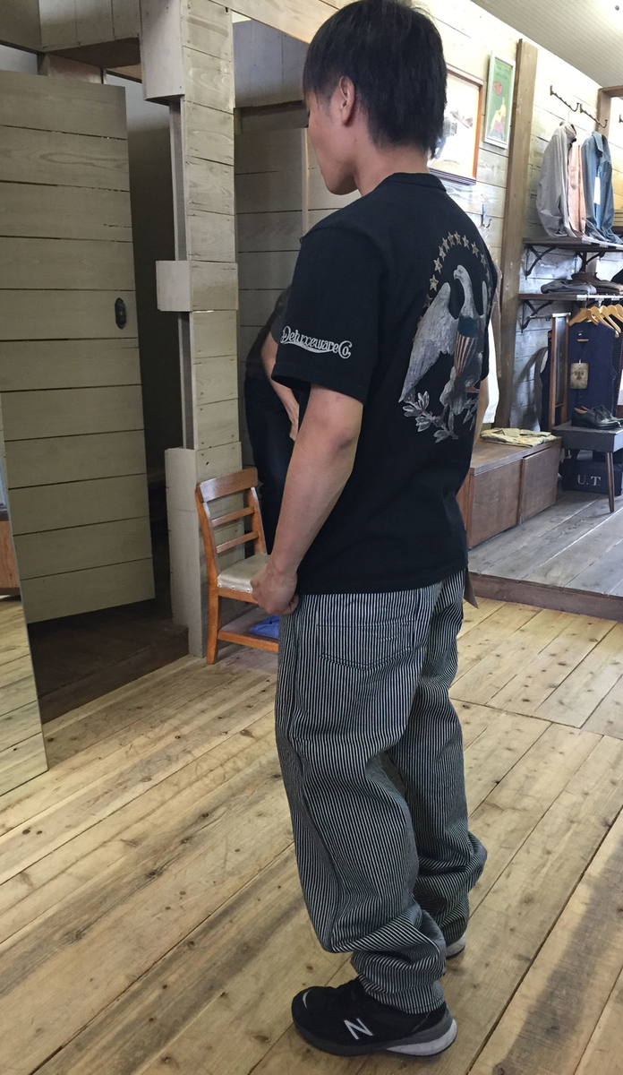 ステュディオダルチザン　12.5ozヒッコリーストライプペインターパンツ ステュディオダルチザン 12.5ozヒッコリーストライプペインターパンツ
