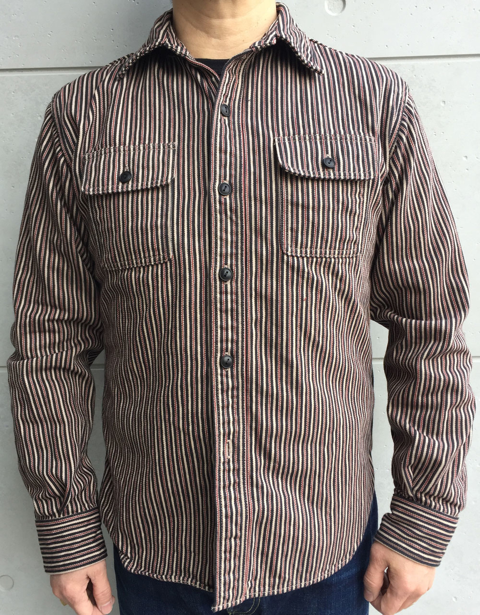 デラックスウエア 創成期からの人気商品デニムとネルの融合シャツ HV