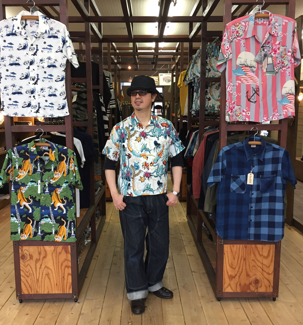 MISTER FREEDOM×SUN SURF の ROCK'N ROLL SHIRT 鮮やかな水彩画に魅了