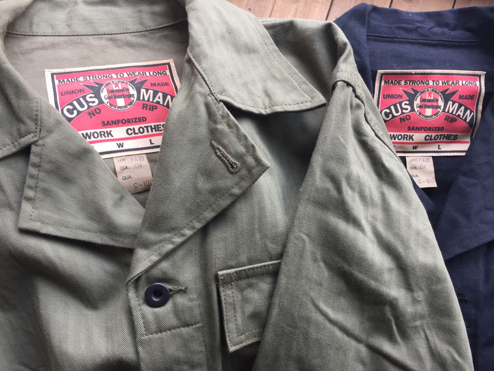 Cushman×TOP別注ヘリンボーンセットイン（つなぎ）リリース