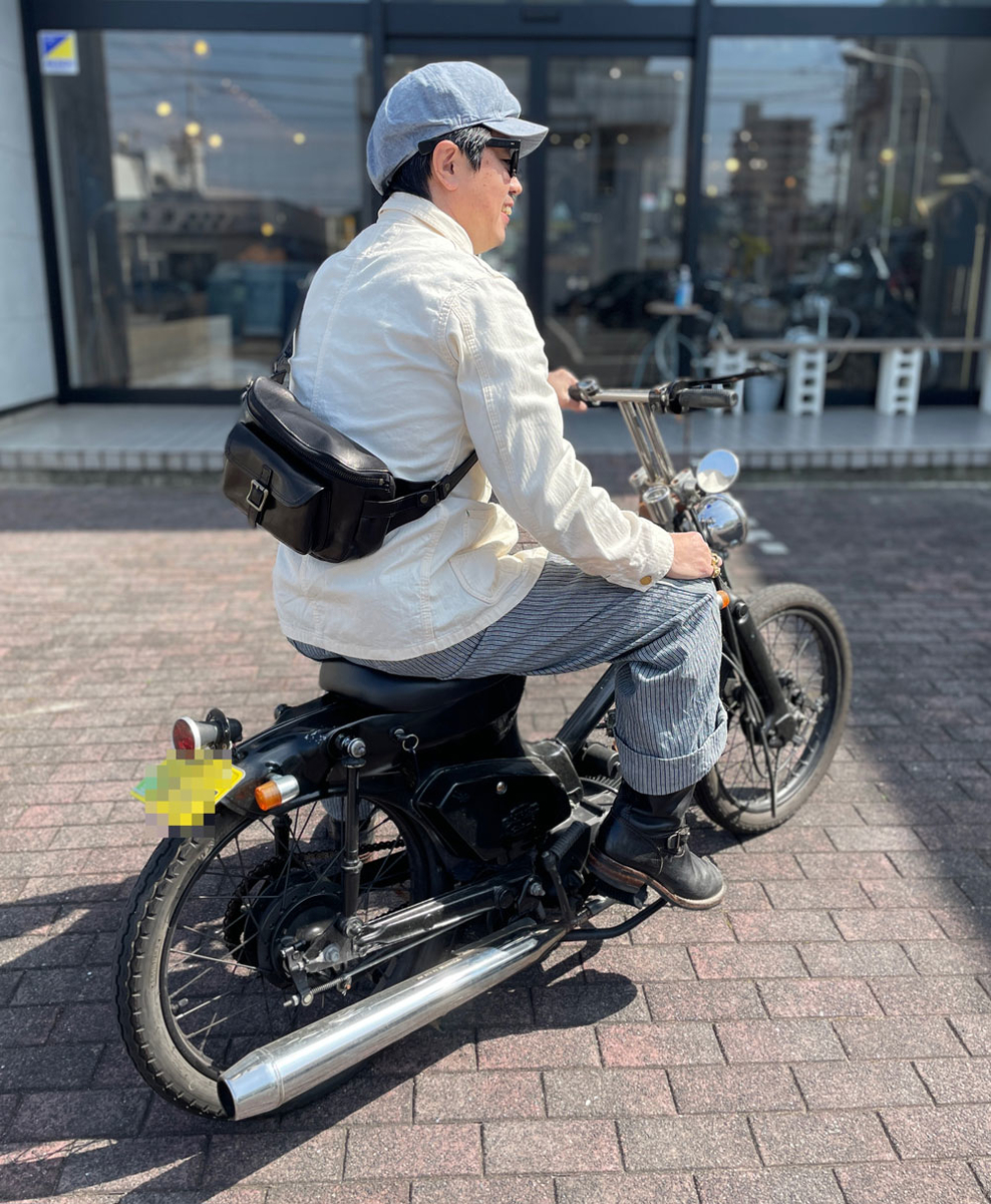 DAPPER’S レザーバック DAPPER'S フルベジタブルタンニン鞣しホースハイドを使ったコンパクト