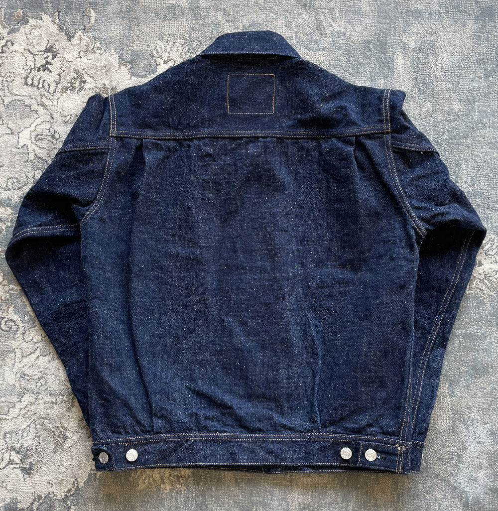 サムライデニムジャケット　サムライジーンズ17ozB-3タイプデニムジャケット ミリタリージャケットで大人気のB-3ジャケットSAMURAI JEANS/サムライ