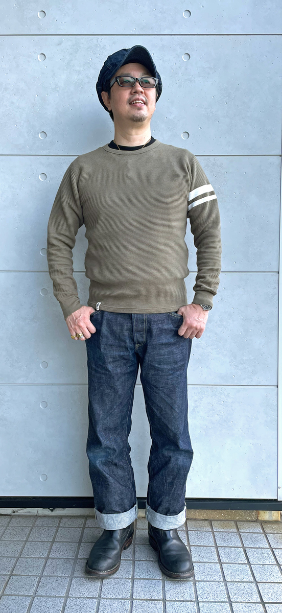 MOMOTAROU JEANS 桃太郎ジーンズ 07-079 GTBサマール長袖Tシャツ 肉厚 ランキングや新製品 桃太郎ジーンズ シャツ シャツ/ブラウス(七分/長袖)