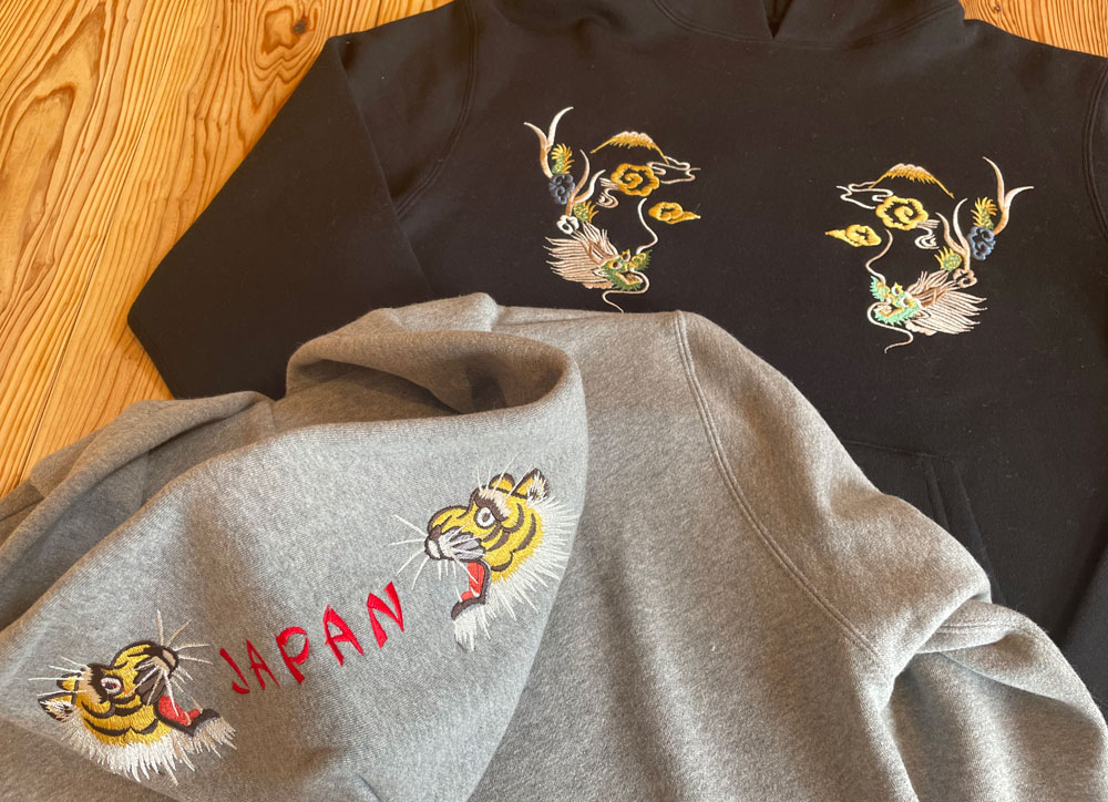 Tailor Toyo テーラー東洋より フードの ジャパンタイガー 刺繍がかっこいい Tt662 Suka Hooded Parka Japan Tiger フーディッドパーカーが入荷しました アメカジ通販で国産ジーンズをお探しなら 山口県アメカジショップtop